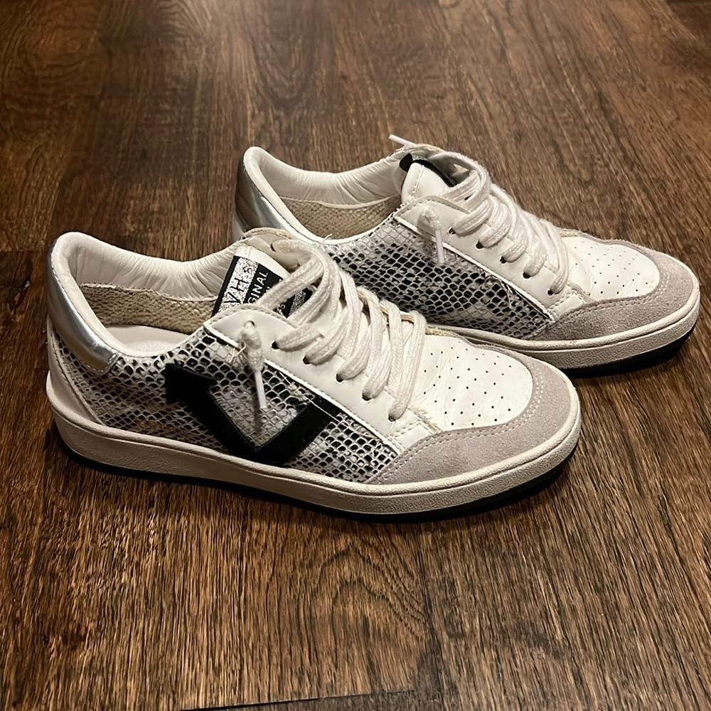 Vintage Havana slip ons - Remedy Silver Snake